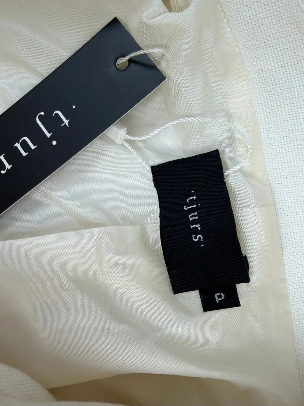 NWT Tjurs Brazil Eric Blazer Jacket Oversized Cotton Linen Size 4